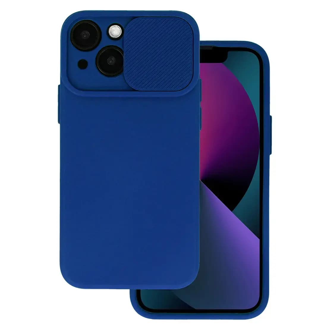Чехол Fusion Camshield Soft для Samsung Galaxy A55 5G, тёмно-синий