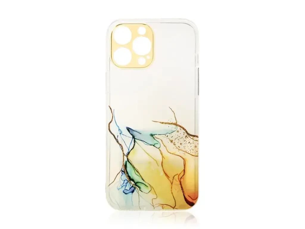 Чехол Fusion Marble для Samsung Galaxy A13 5G, оранжевый