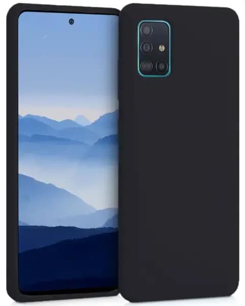 Fusion Soft Matte telefoniümbris Samsung Galaxy A25 / A24 4G, must