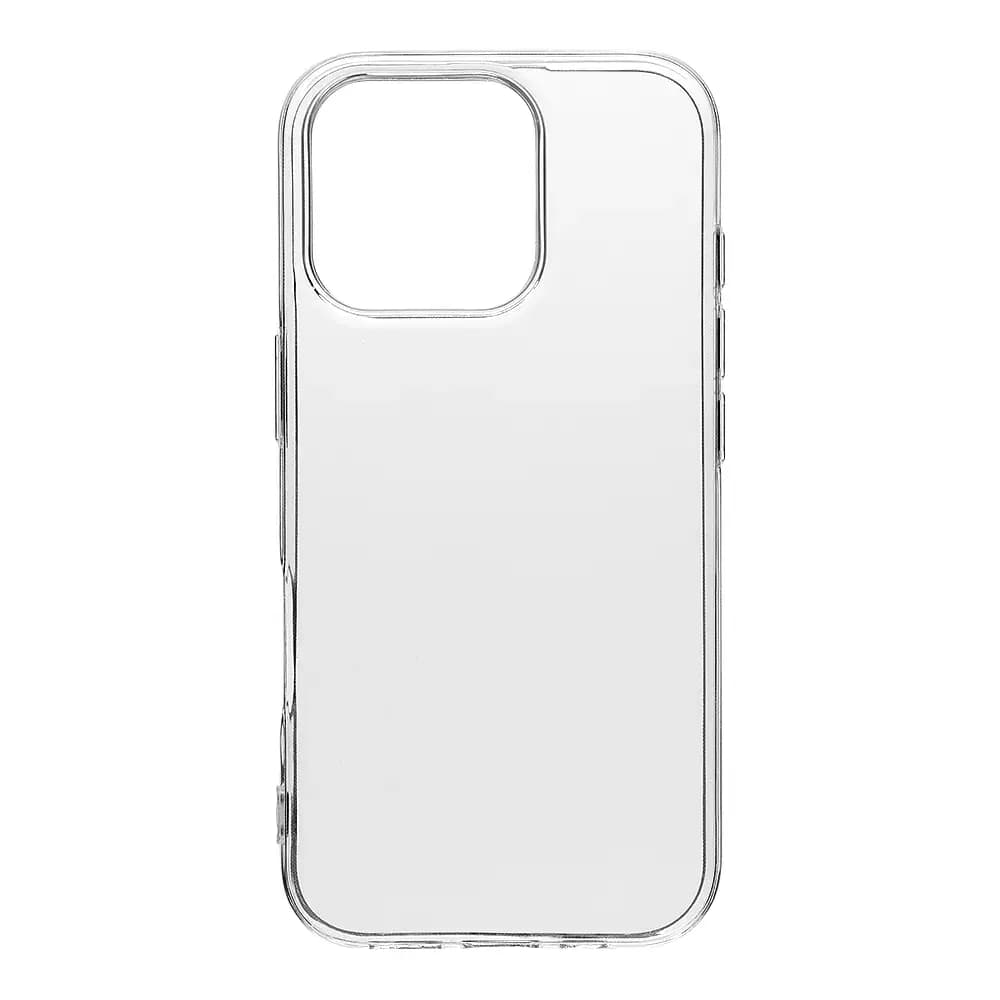 OBAL:ME TPU telefoniümbris iPhone 16 Pro, läbipaistev