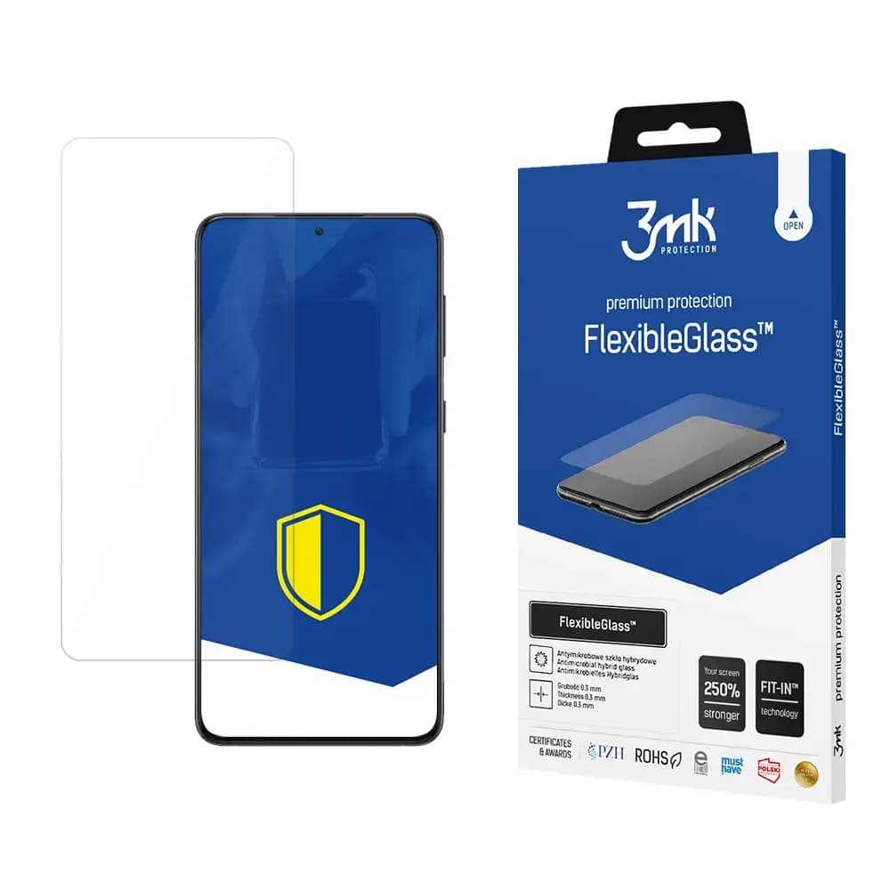 Защитное стекло 3mk FlexibleGlass™ для Samsung Galaxy S21+ 5G