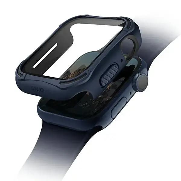 UNIQ Torres kaitseümbris kaitseklaasiga Apple Watch Series 4/5/6/SE 40 mm, sinine