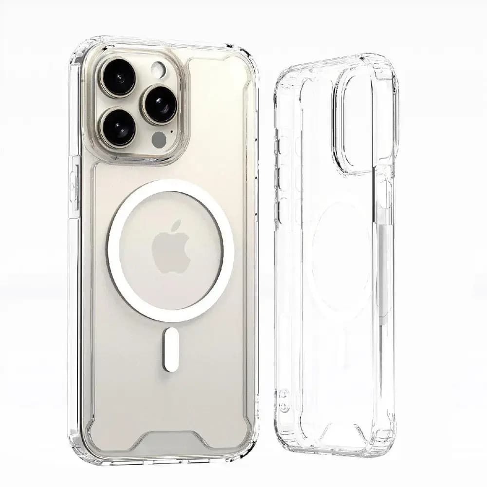 Чехол Clear Corner с MagSafe для iPhone 16, прозрачный