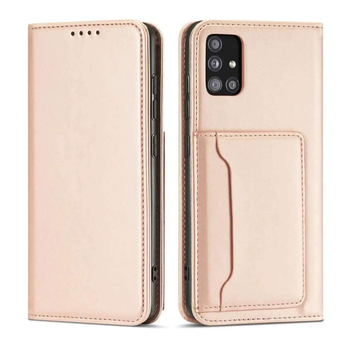 Fusion Magnet Card telefoniümbris Samsung Galaxy A13 5G / A04s, roosa