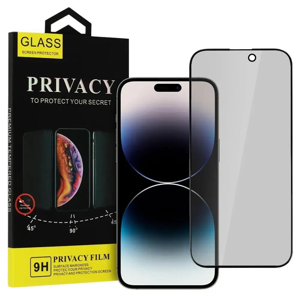 Privacy tempered glass for iPhone 17