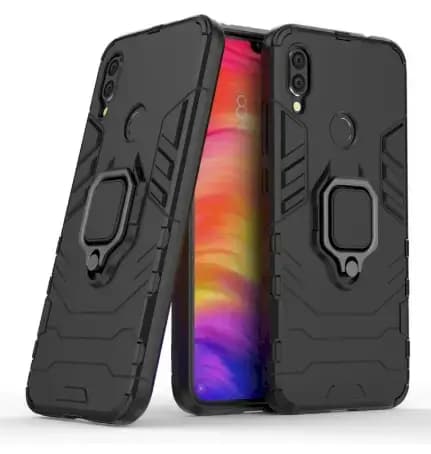Fusion Armor Ring Back telefoniümbris Xiaomi Redmi Note 13 Pro 4G, must