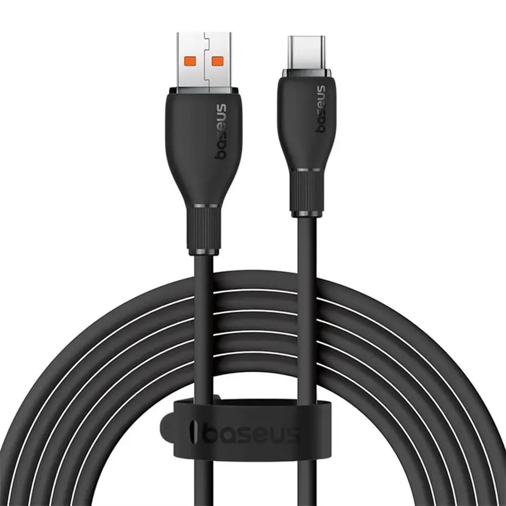 Baseus Pudding Series USB-A – USB-C kaabel 100 W, 2 m, must