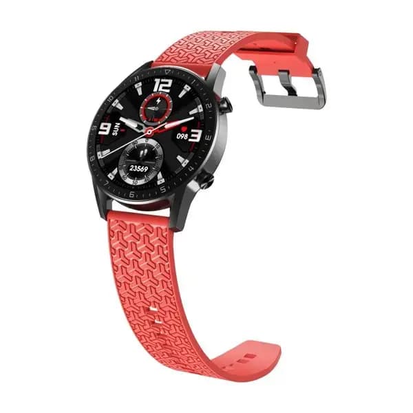Fusion Y silikoonist kellarihm Samsung Galaxy Watch 46 mm, punane