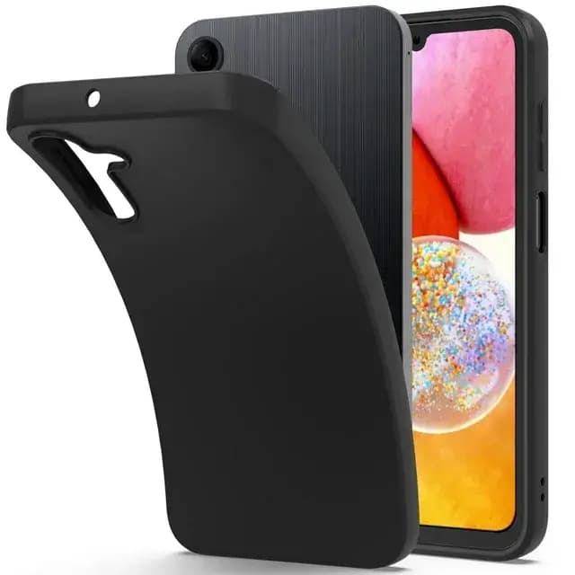 Fusion Elegance Fibre Protect phone case for Samsung Galaxy A15 5G, black