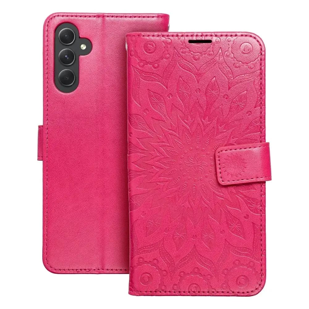 MEZZO Mandala raamatkaas Samsung Galaxy A54 5G, lilla