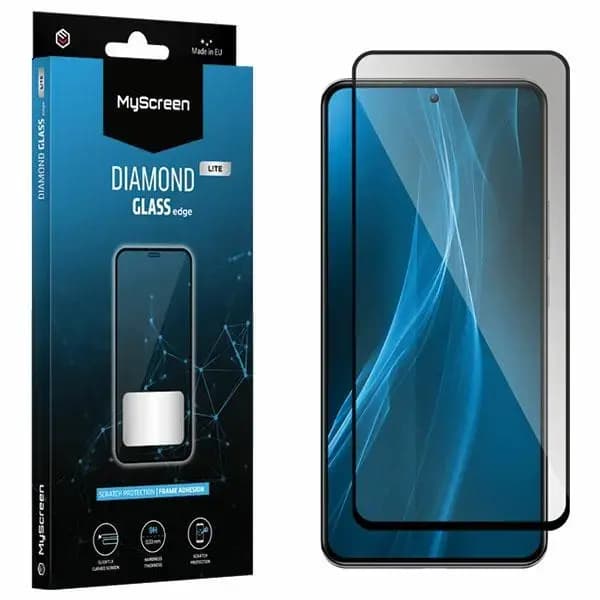 Защитное стекло MS Diamond Glass Edge Lite для Xiaomi Poco M5s black full cover