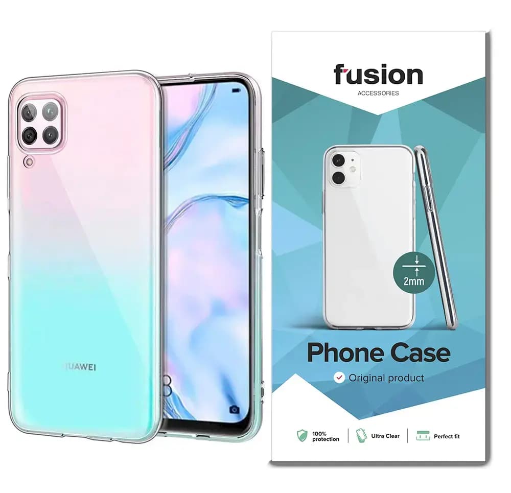 Fusion Ultra Clear Series 2 mm phone case for Huawei P40 Lite, clear