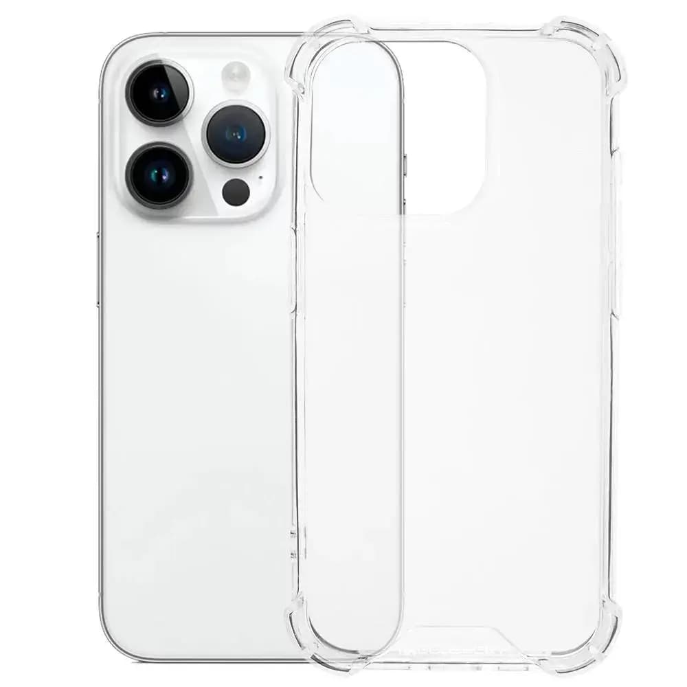 Fusion Anti Shock 1.5mm phone case for iPhone 15 Pro, clear