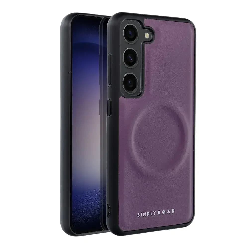 Roar Mag Morning phone case with MagSafe for Samsung Galaxy A34, purple