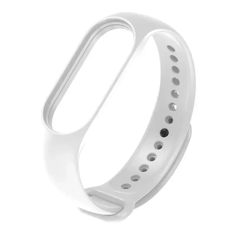 Fusion Wave silicone watch strap for Xiaomi Mi Band 7, white