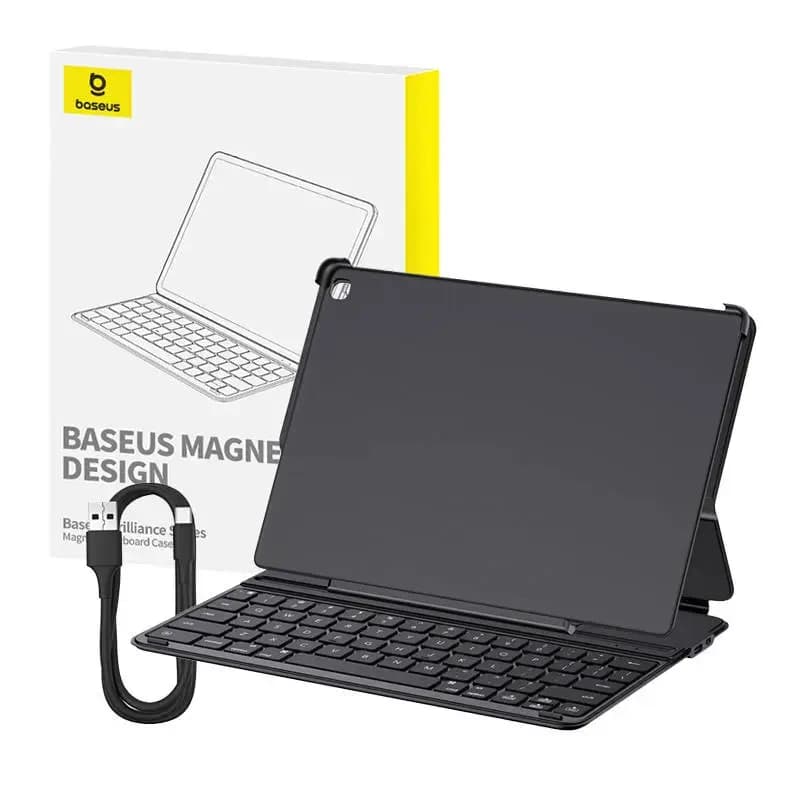 Baseus Brilliance klaviatuuriga ümbris iPad, must