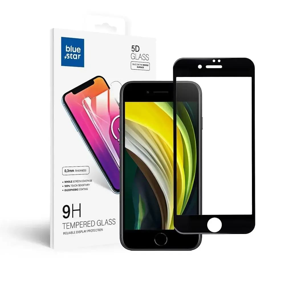 Blue Star 5D tempered glass for iPhone 7 / 8 / SE