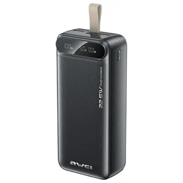 AWEI PA-12 akupank 30 000 mAh, 22,5 W, must