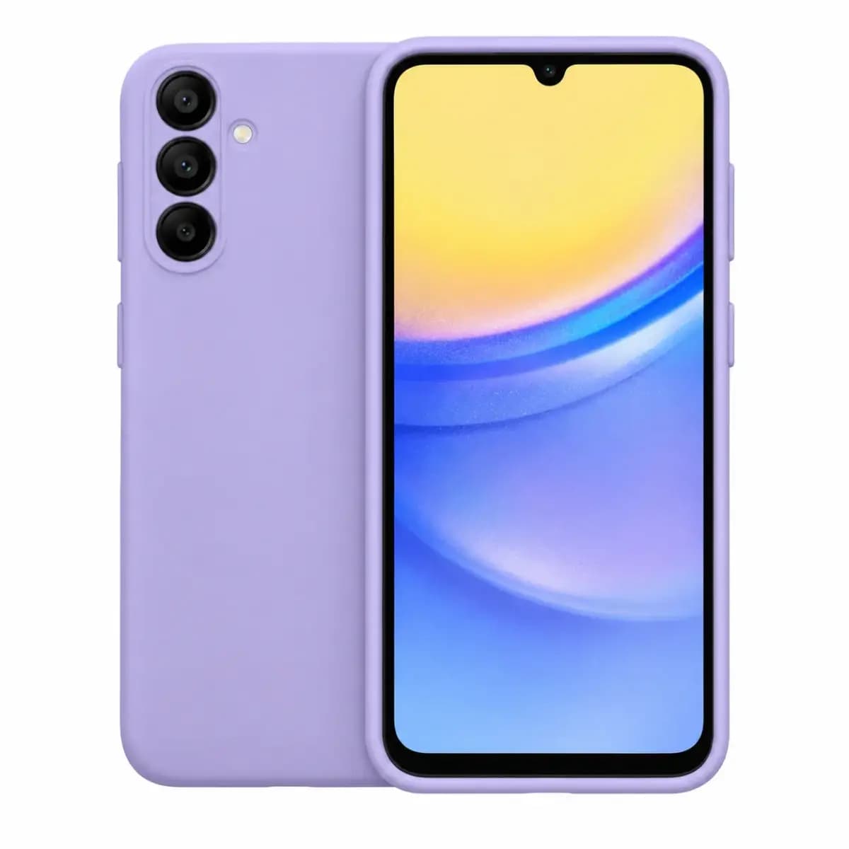 Fusion Silicone Lite telefoniümbris Samsung Galaxy A15 4G / 5G, lilla