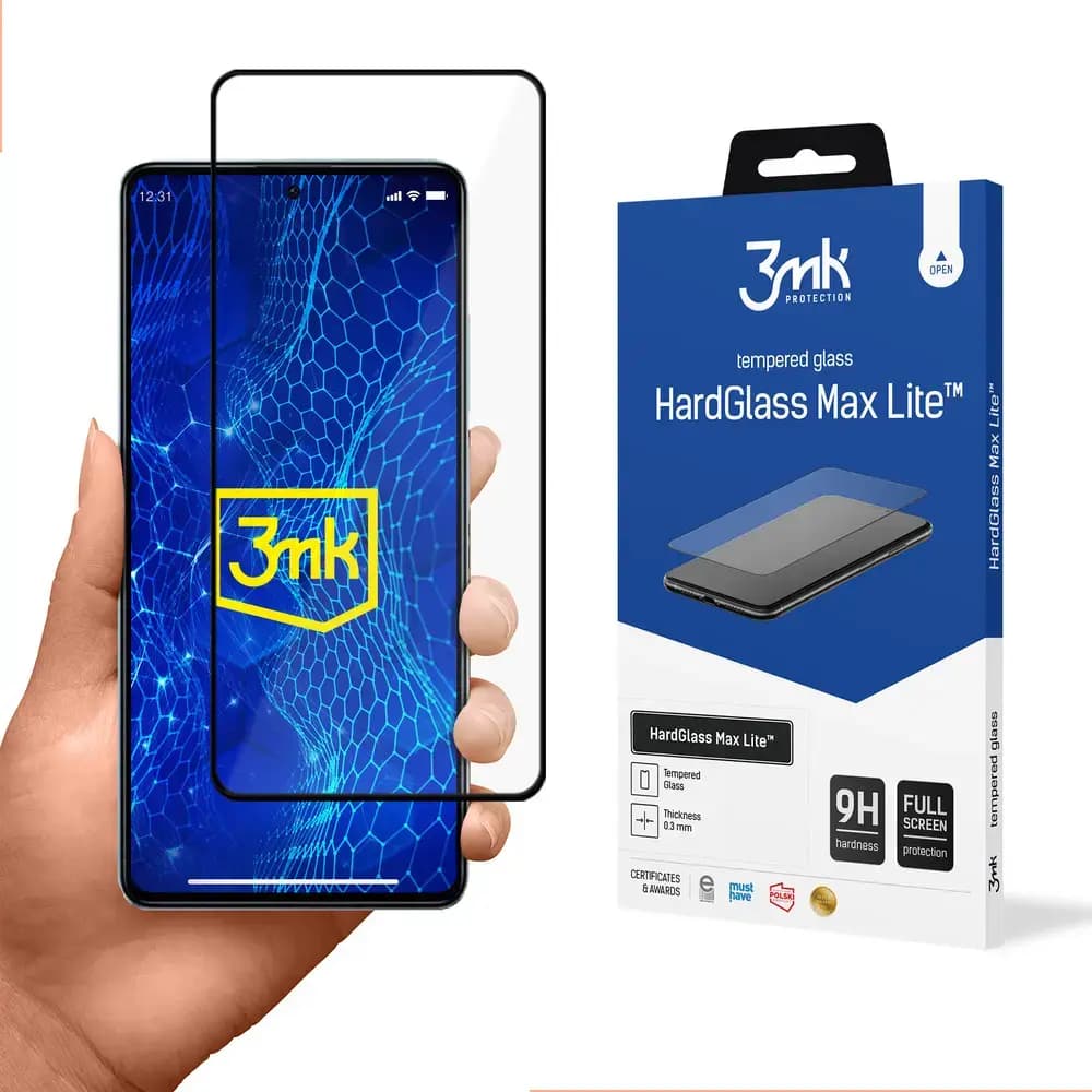 3mk HardGlass Max Lite tempered glass for Xiaomi Redmi Note 12 5G