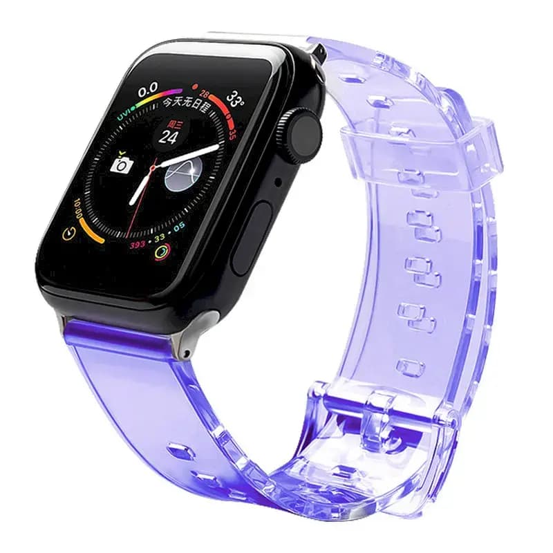 Fusion Light silicone watch strap for Apple Watch 38/40/41 mm, purple