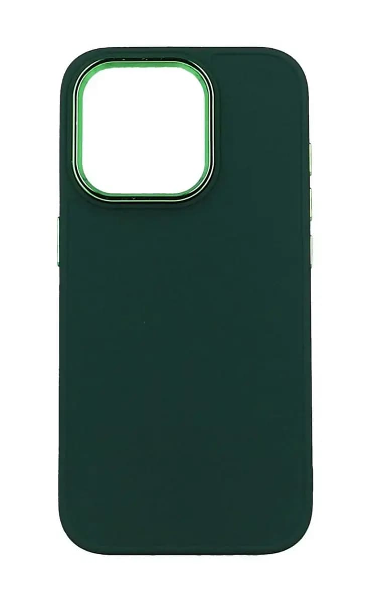 Чехол Fusion Frame для iPhone 15 Pro Max, зелёный