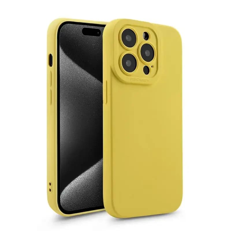 Fusion Softy phone case for Samsung Galaxy A14 4G / 5G, yellow