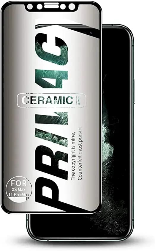 Приватное защитное стекло Fusion Matte Ceramic для iPhone 14 Pro Max