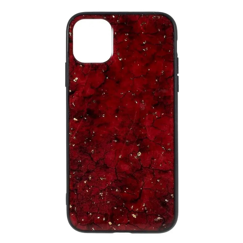 Fusion Art Epoxy phone case for iPhone 11 Pro, red
