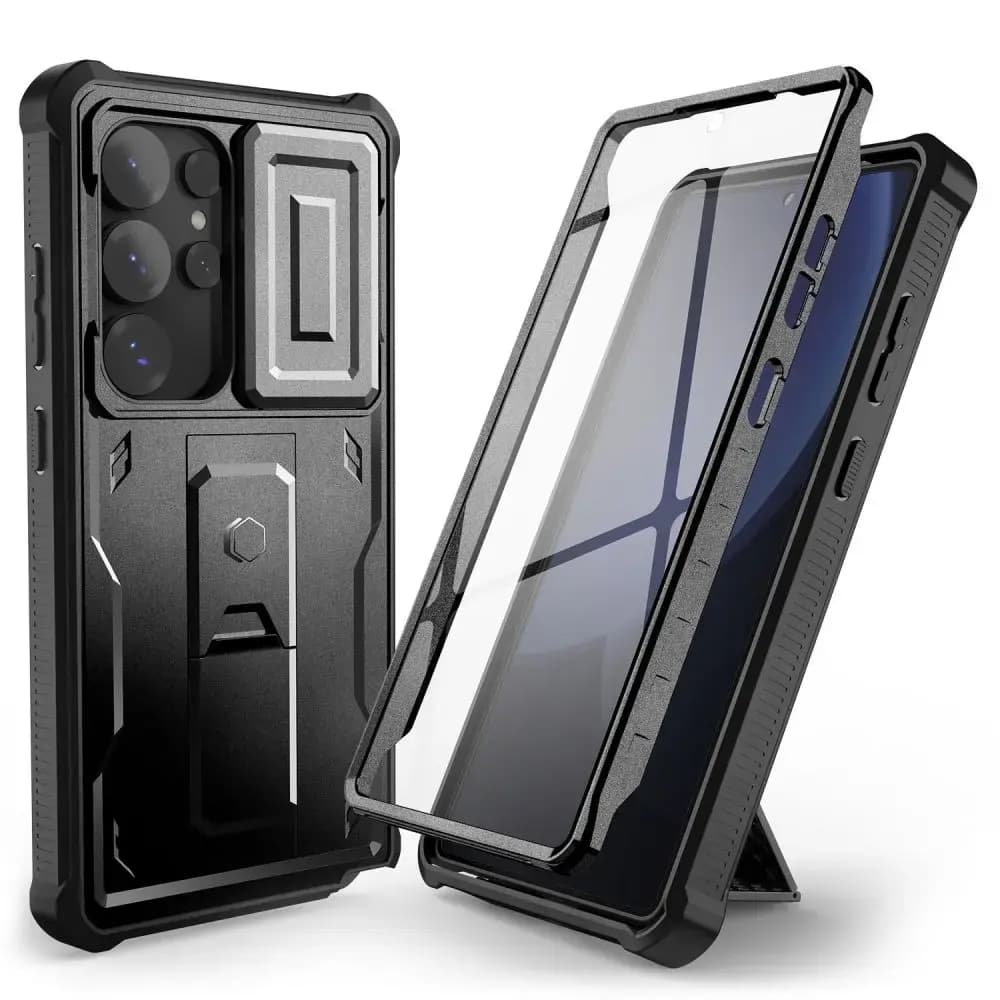 Tech-Protect Kevlar Cam+ telefoniümbris Samsung Galaxy S25 Ultra, must