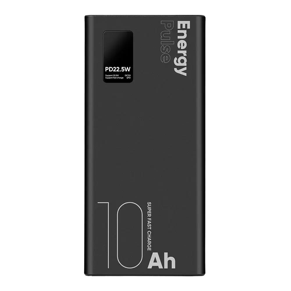 Obal:Me EnergyPulse akupank 10 000 mAh, 22,5 W, must