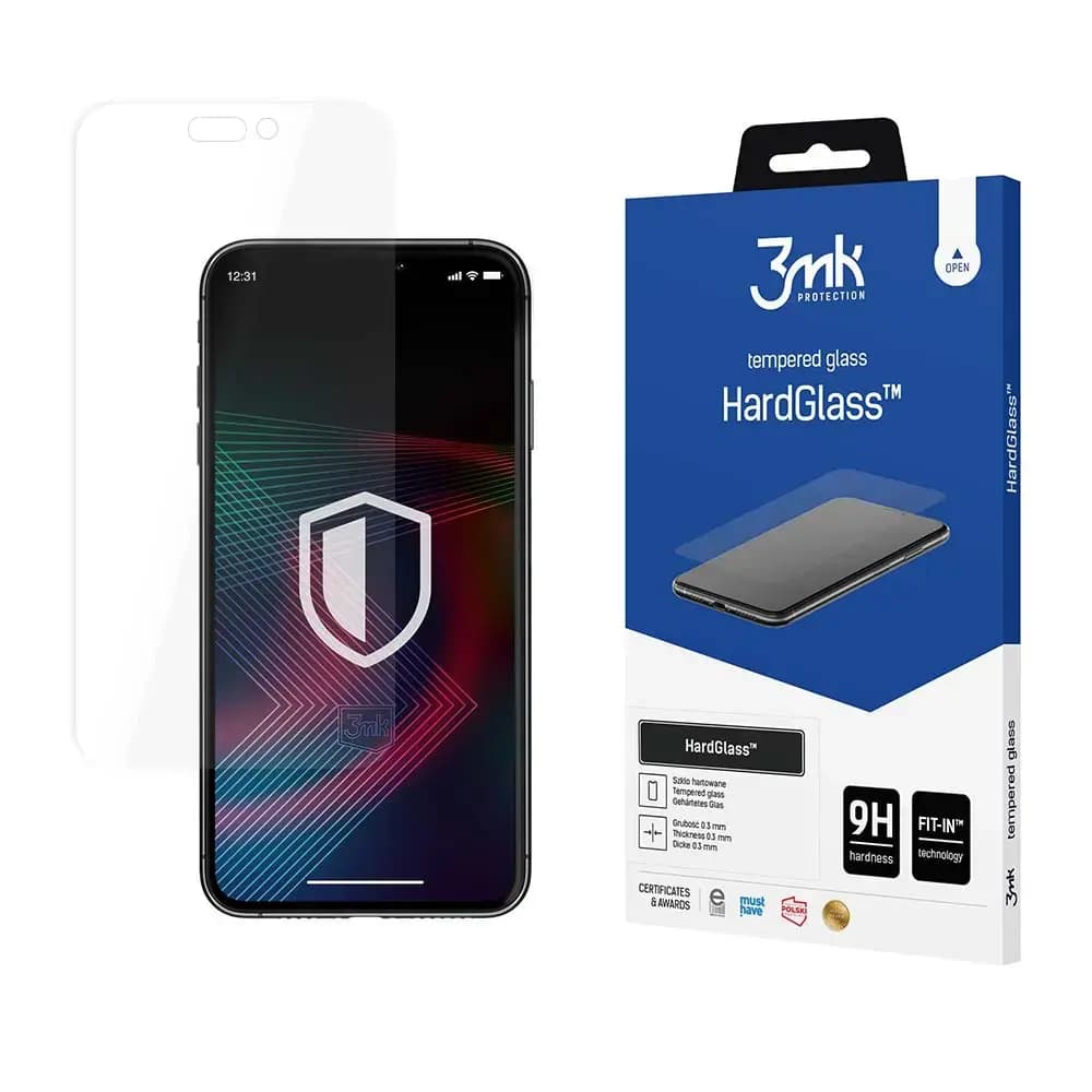 3mk HardGlass™ tempered glass for iPhone 14 Max / 14 Pro Max