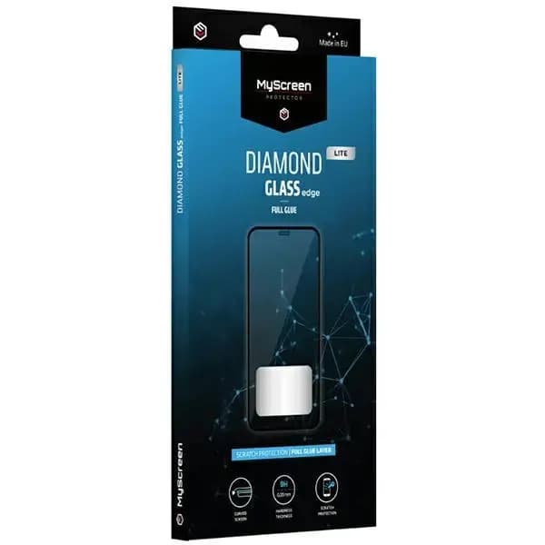 MS Diamond Glass Edge Lite tempered glass for Xiaomi Redmi 12C black full cover