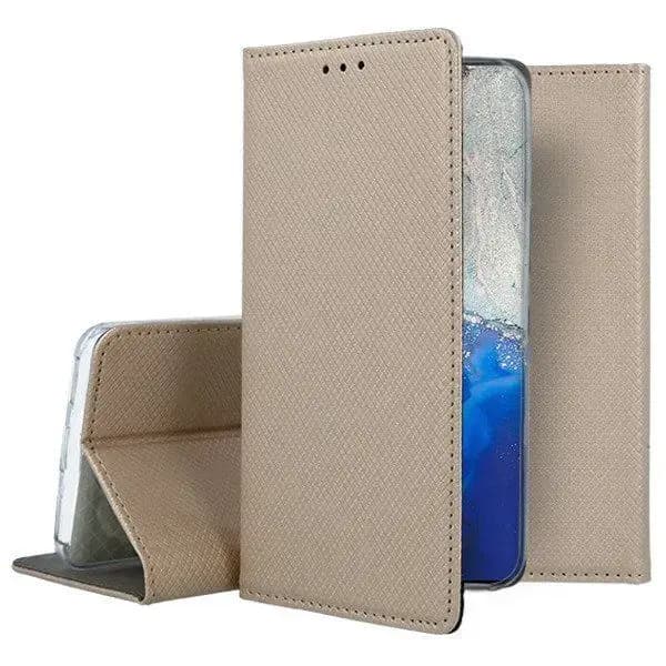 Fusion Magnet book case for Redmi A3 4G, gold