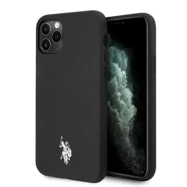 U.S Polo USHCN65PUBK Wrapped telefoniümbris iPhone 11 Pro Max, must