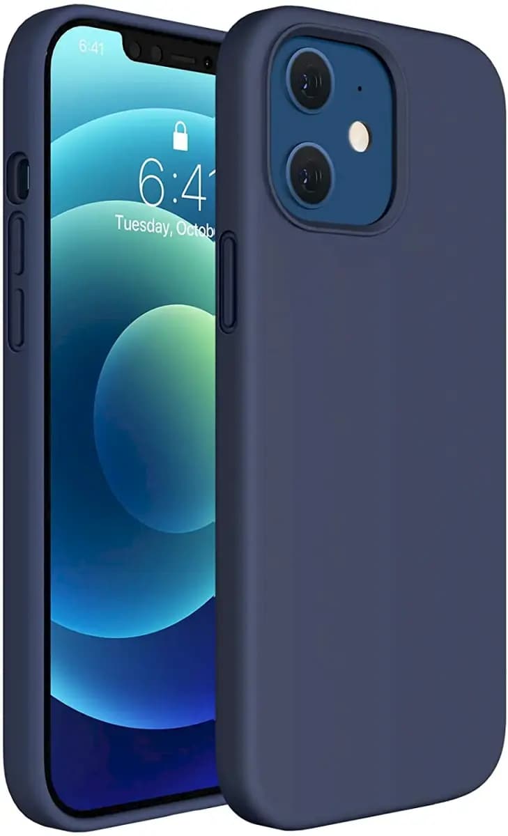 Чехол Fusion Elegance Fibre Protect для iPhone 12 Pro Max, синий