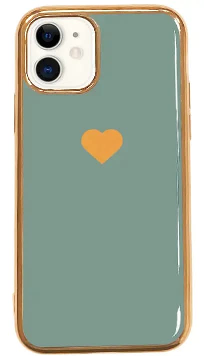 Fusion Heart telefoniümbris iPhone 11 Pro, roheline