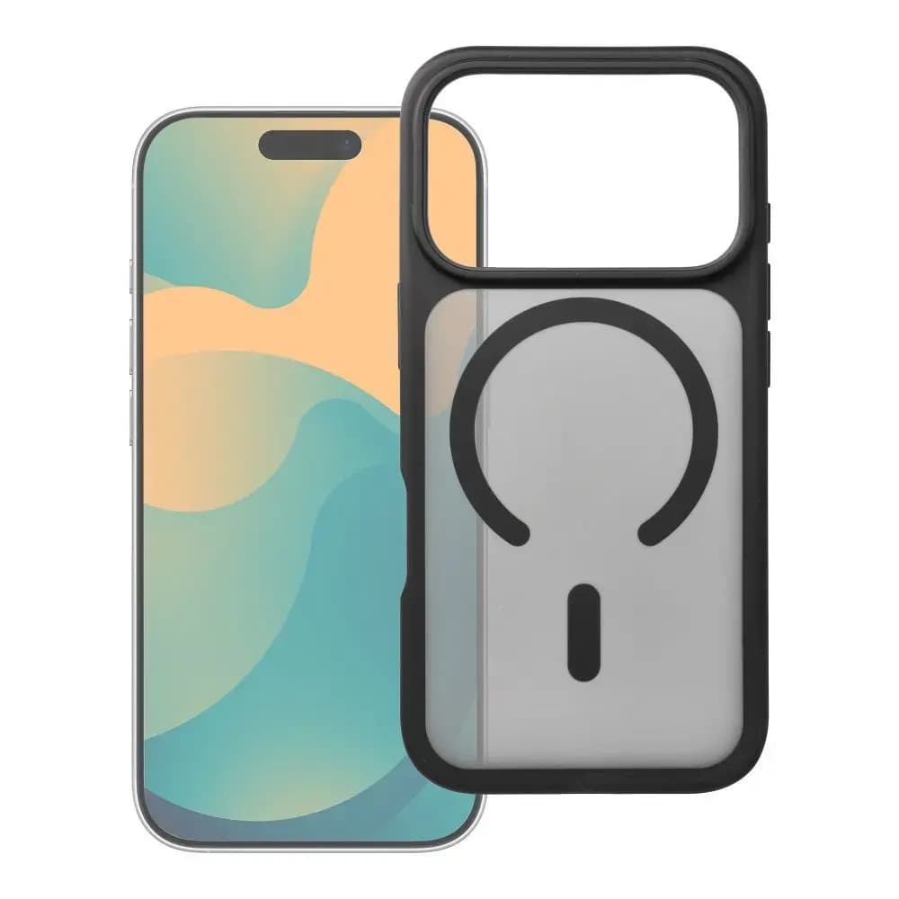 MagSafe telefoniümbris iPhone 12 Pro Max Forcell F-Protect Smoke Hybrid Premium Lite 