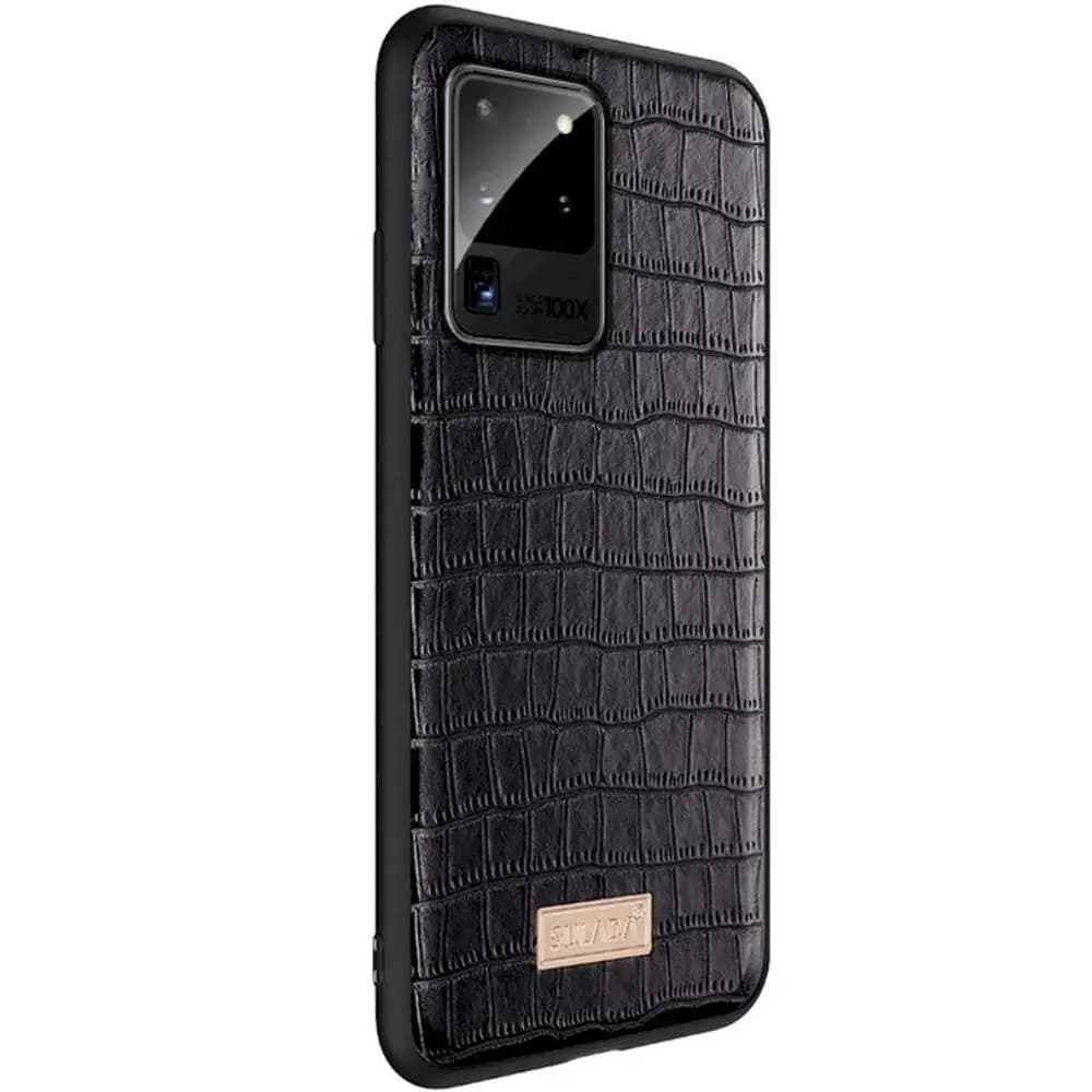 Sulada Luxurious High Quality Silicone phone case for iPhone 12 Pro Max, black