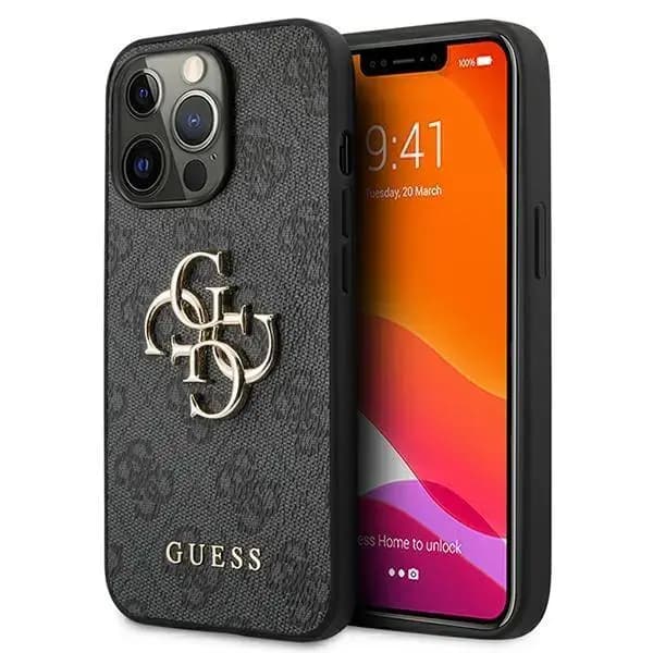 Guess GUHCP13X4GMGGR чехол для iPhone 13 Pro Max серый
