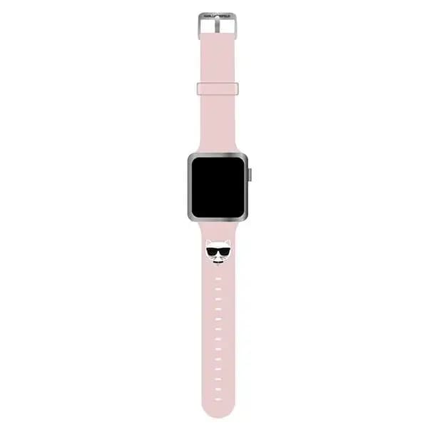Силиконовый ремешок Karl Lagerfeld Choupette Head для Apple Watch 38/40/41 мм