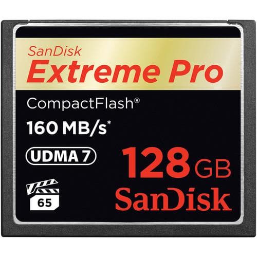SanDisk Extreme CompactFlash 128GB mälukaart