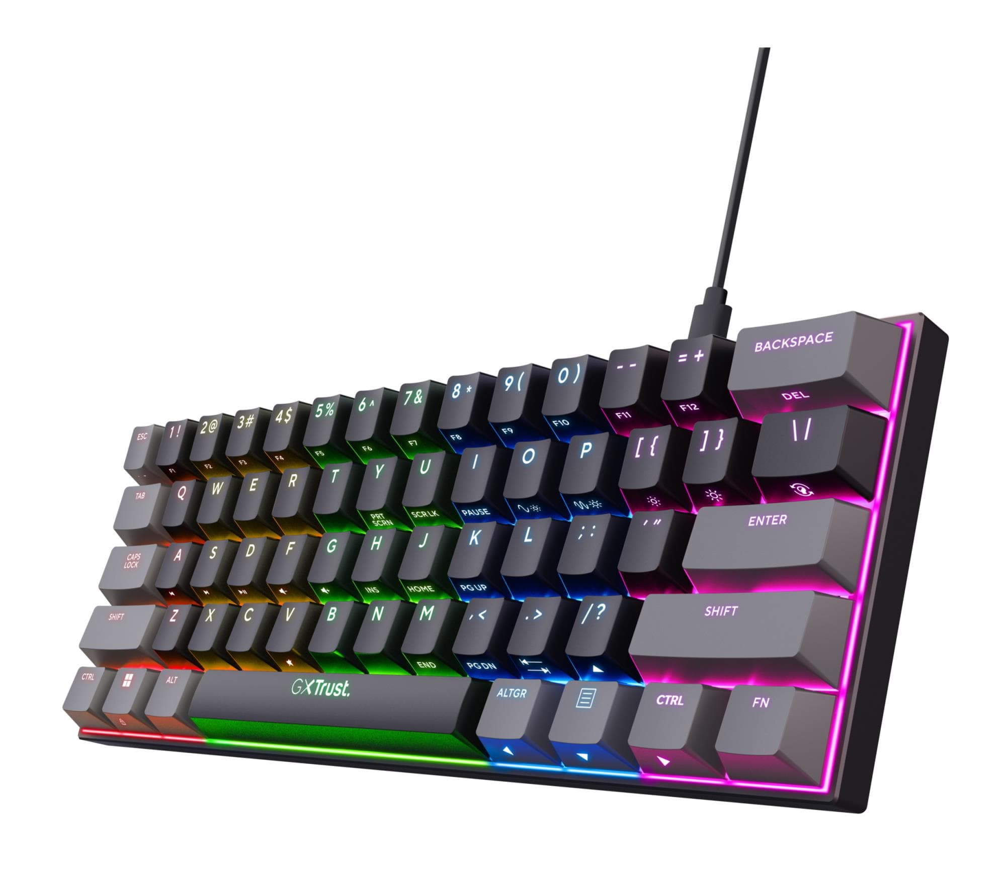 Trust GXT867 Acira Mini 60% механическая игровая клавиатура