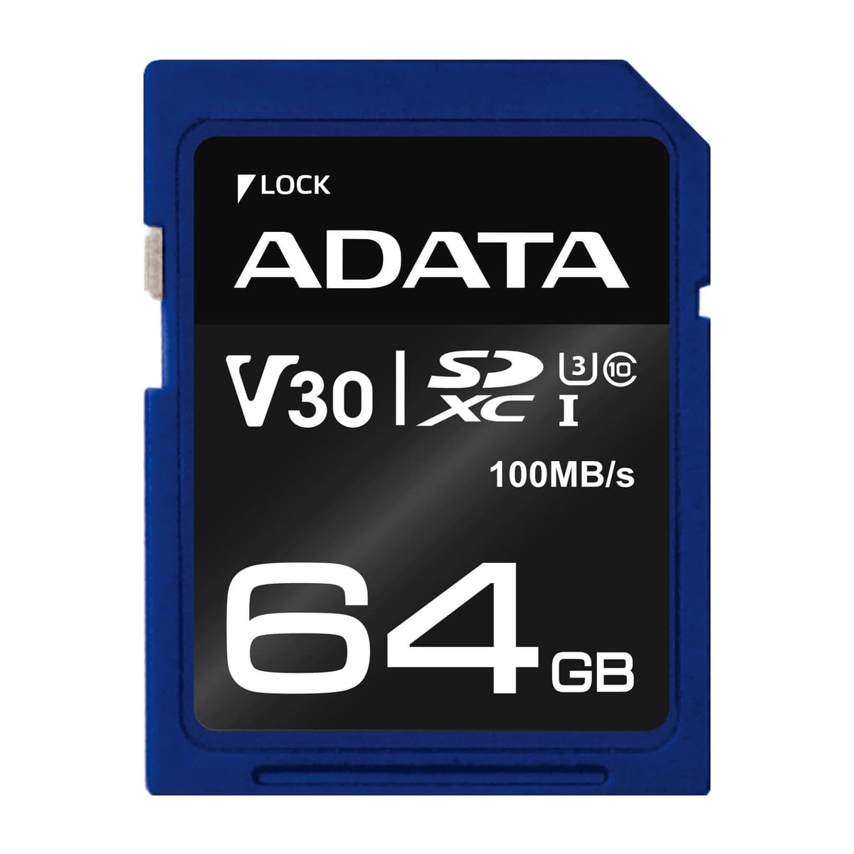 ADATA SDXC 64GB mälukaart V30/U3