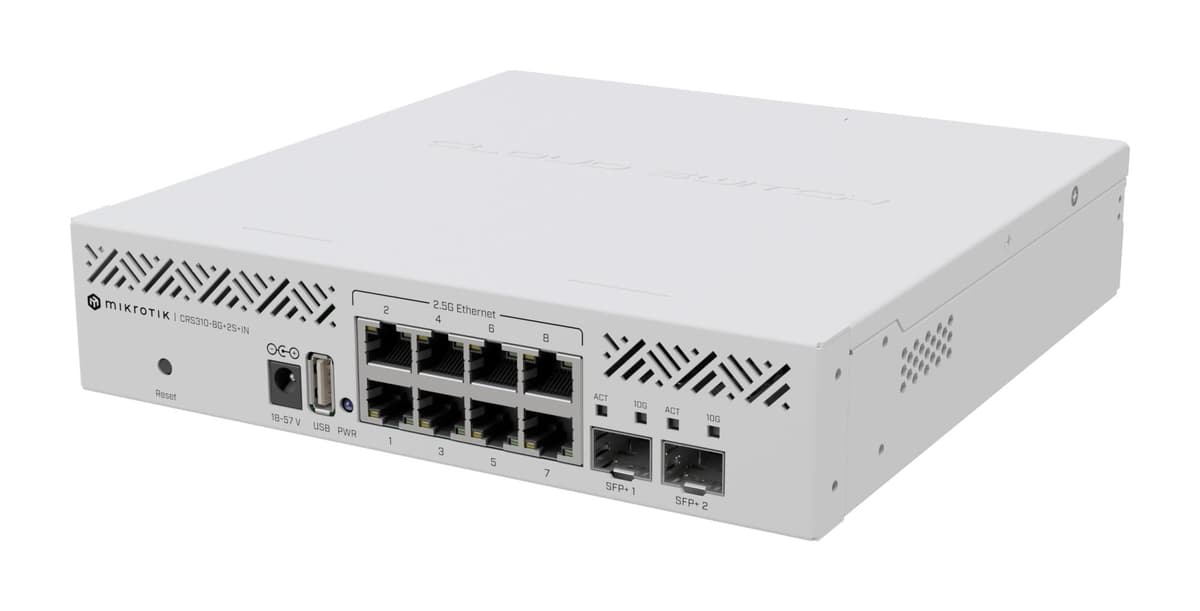 MikroTik CRS310-8G+2S+IN hallatav võrgusvits
