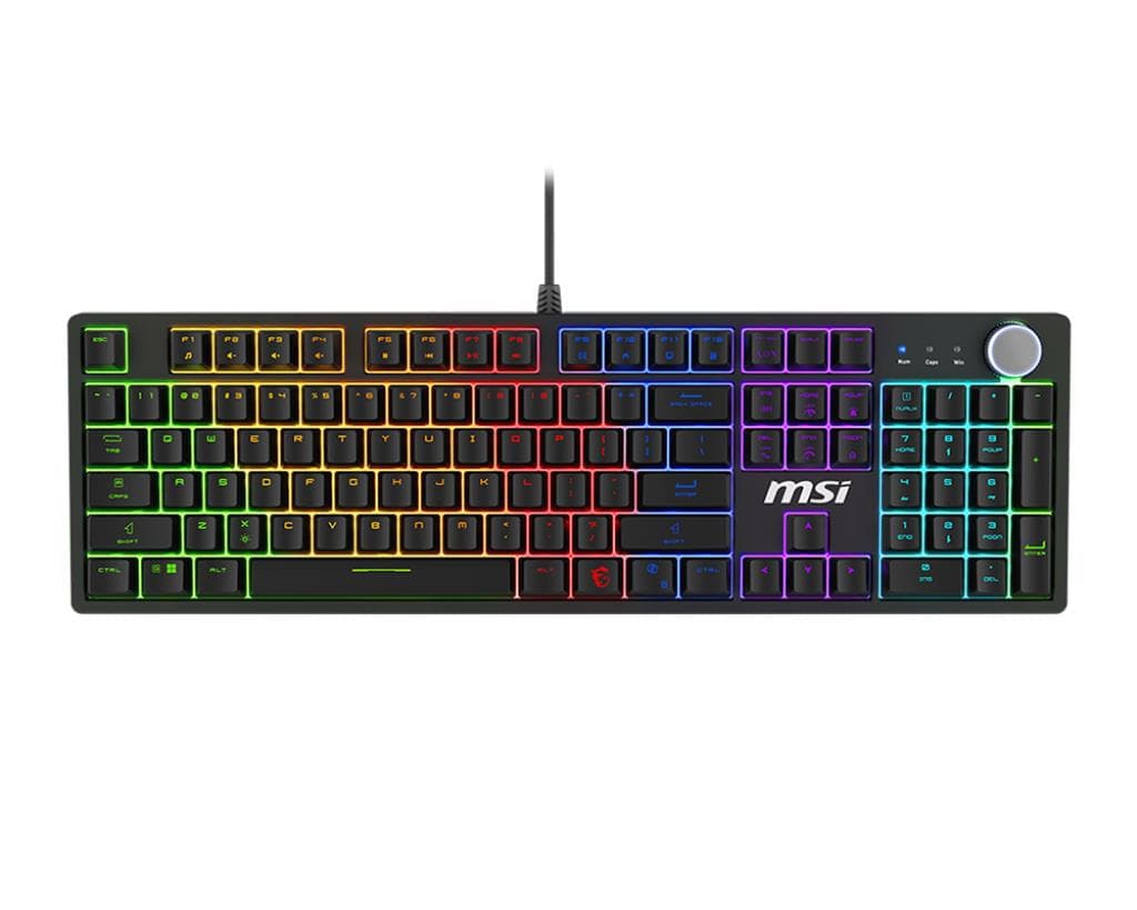 MSI GK310 Forge Gaming Keyboard - Black US Layout
