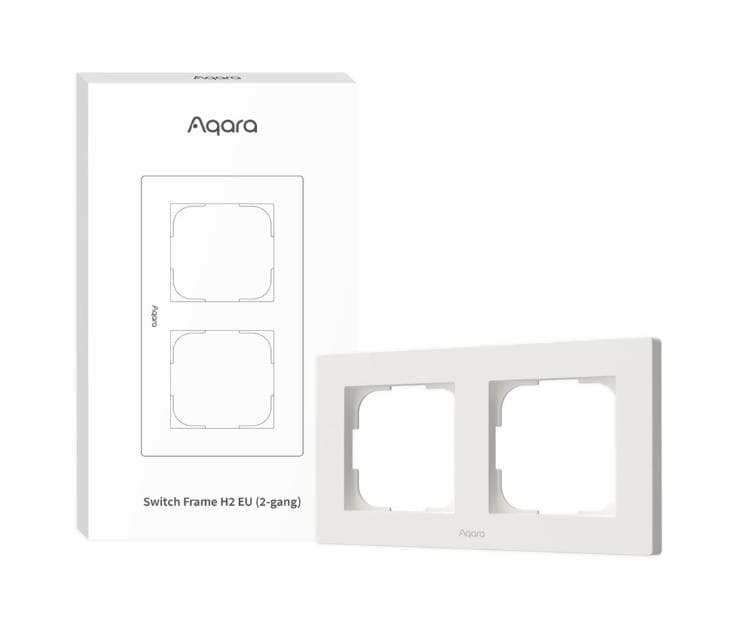 Умная рамка Aqara Smart Switch Frame H2 (двойная), белая