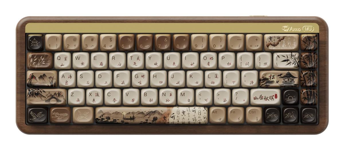 AKKO MU01 Mountain 65% Mechanical Keyboard Wood