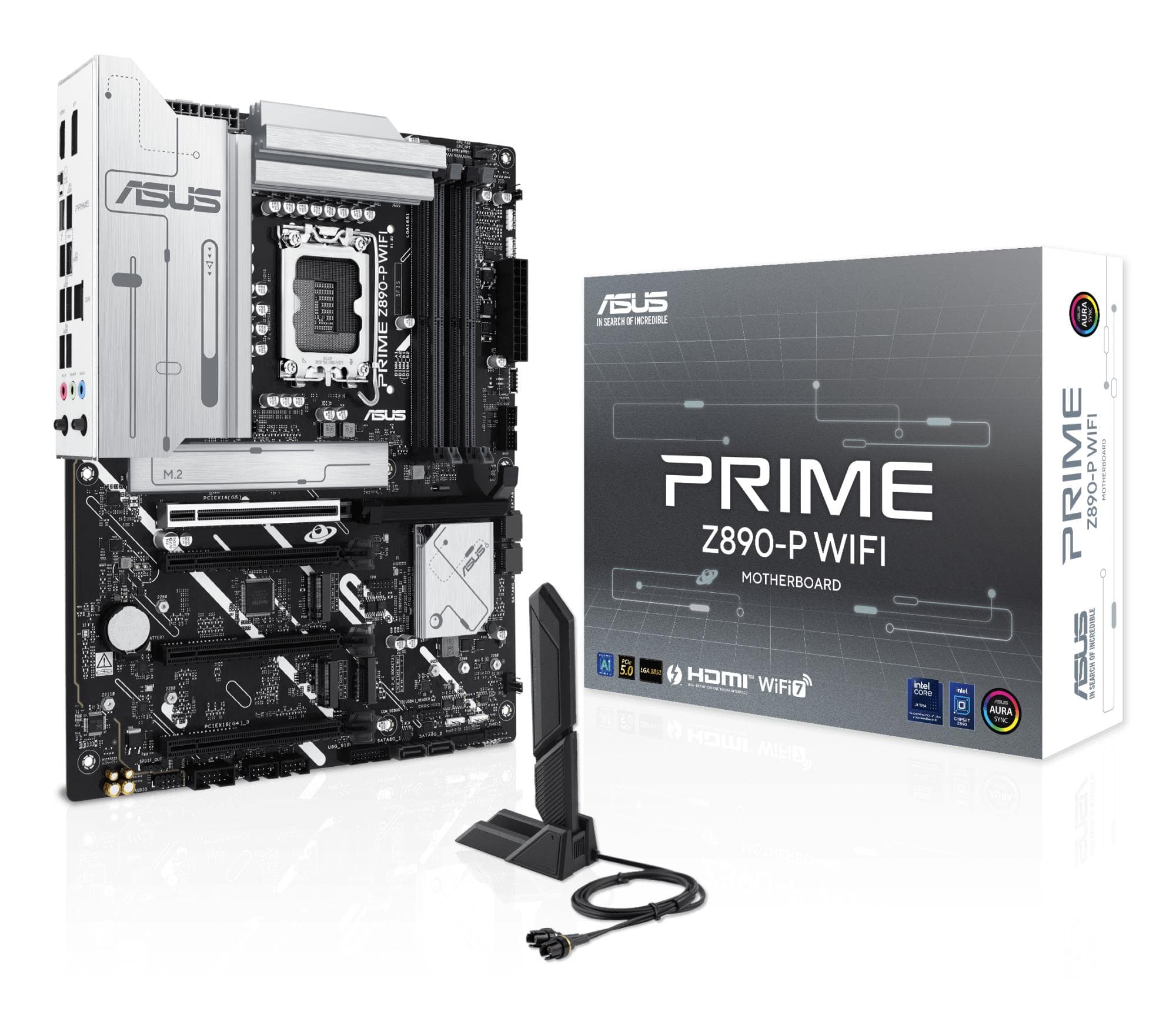 ASUS Prime Z890-P WIFI emaplaat Intel LGA1851, DDR5, ATX