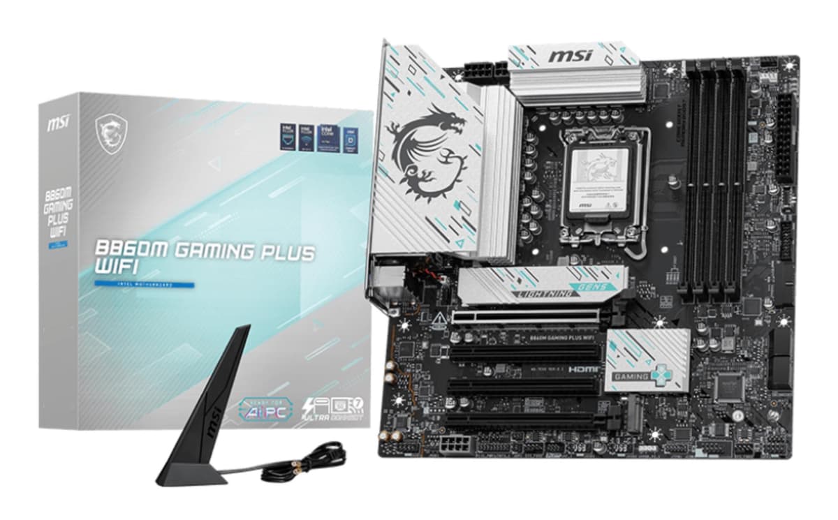 MSI B860M Gaming Plus WiFi micro-ATX motherboard